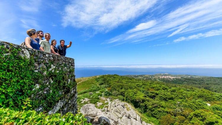 Excursão de bicicleta elétrica de Lisboa a Sintra: palácios, trilhos florestais e miradouros panorâmicos